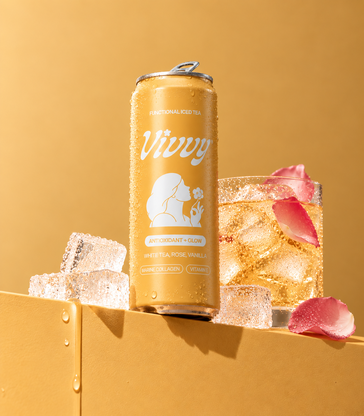 Rose & Shine - Te blanco, rosa y vainilla (pack de 12)